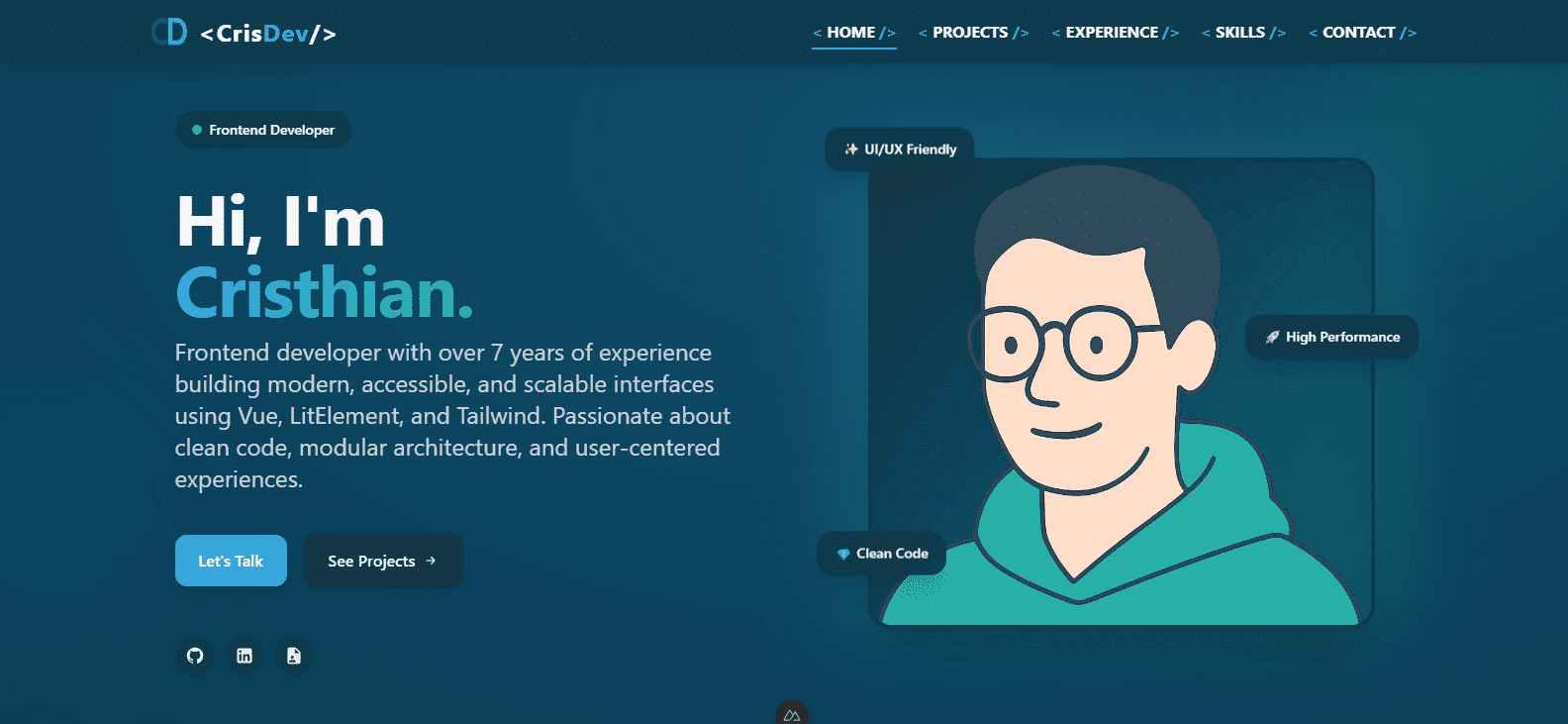 Portafolio Personal - CrisDev